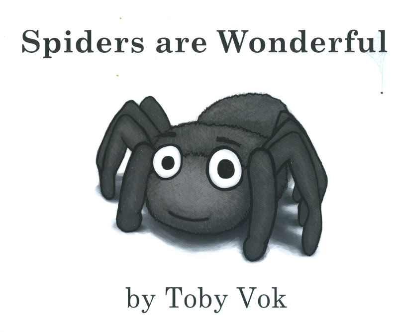 the cover of the book "spiders are wonderful"